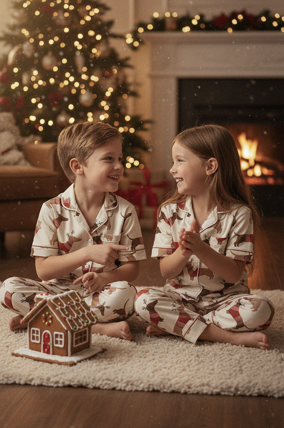 Salchirenos Kids manga corta y pantalón