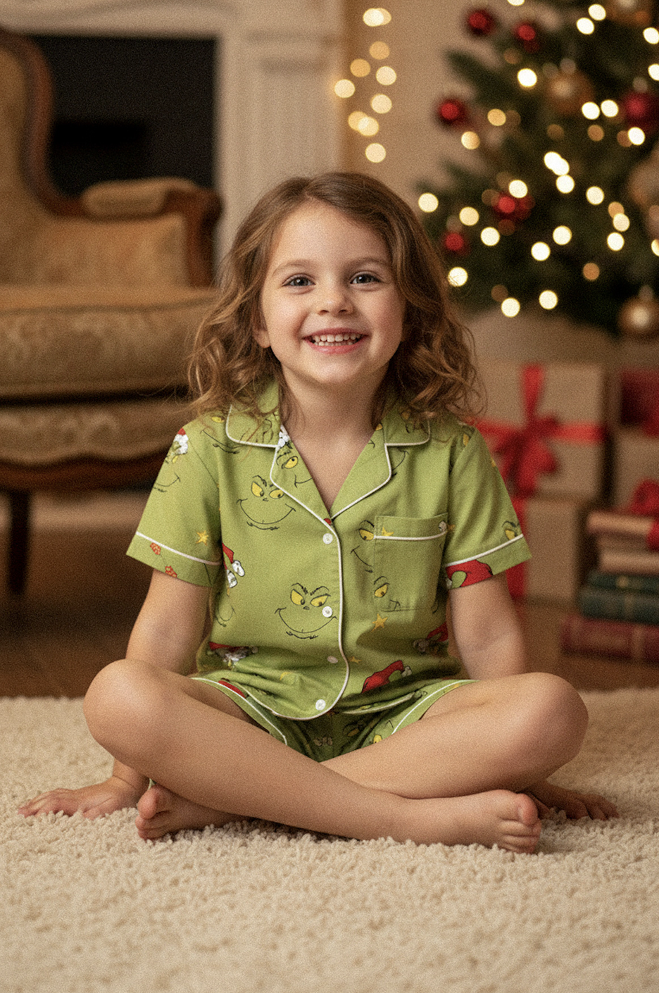 Grinch Kids manga corta y short