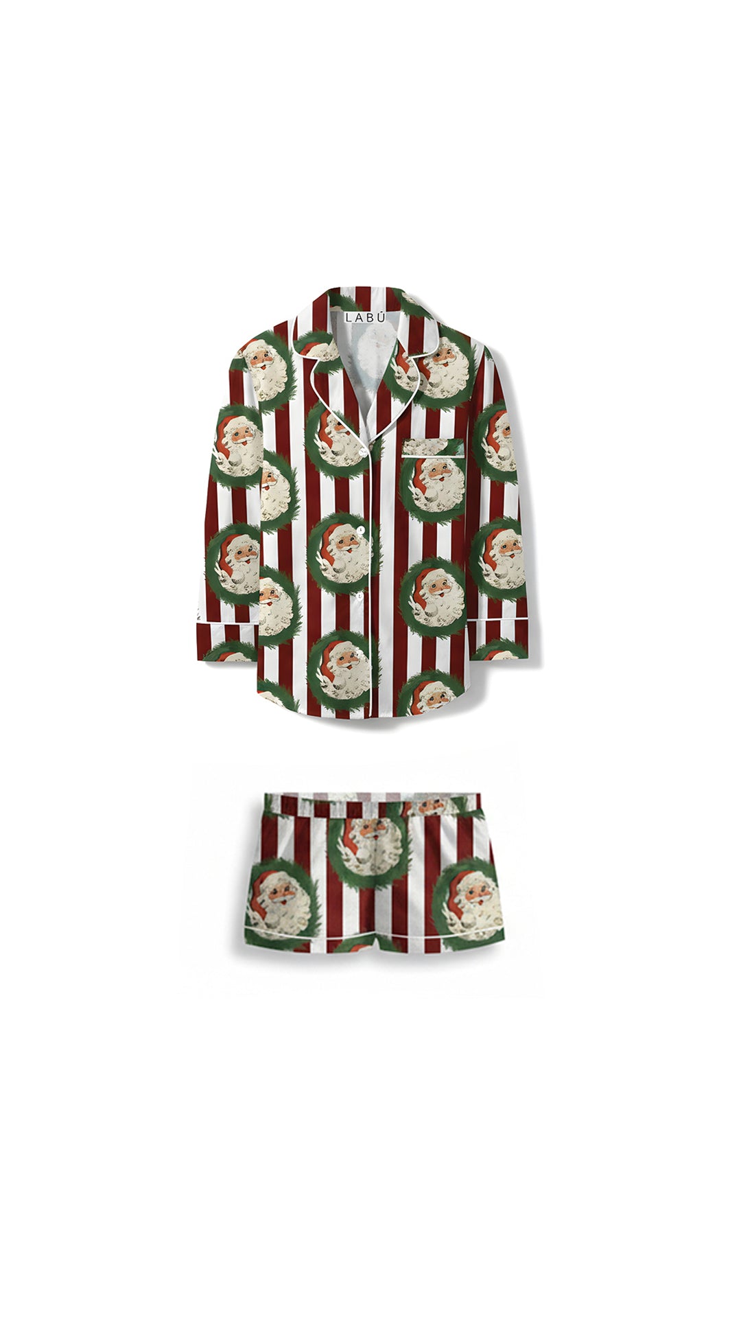 Santa's Christmas manga larga y short