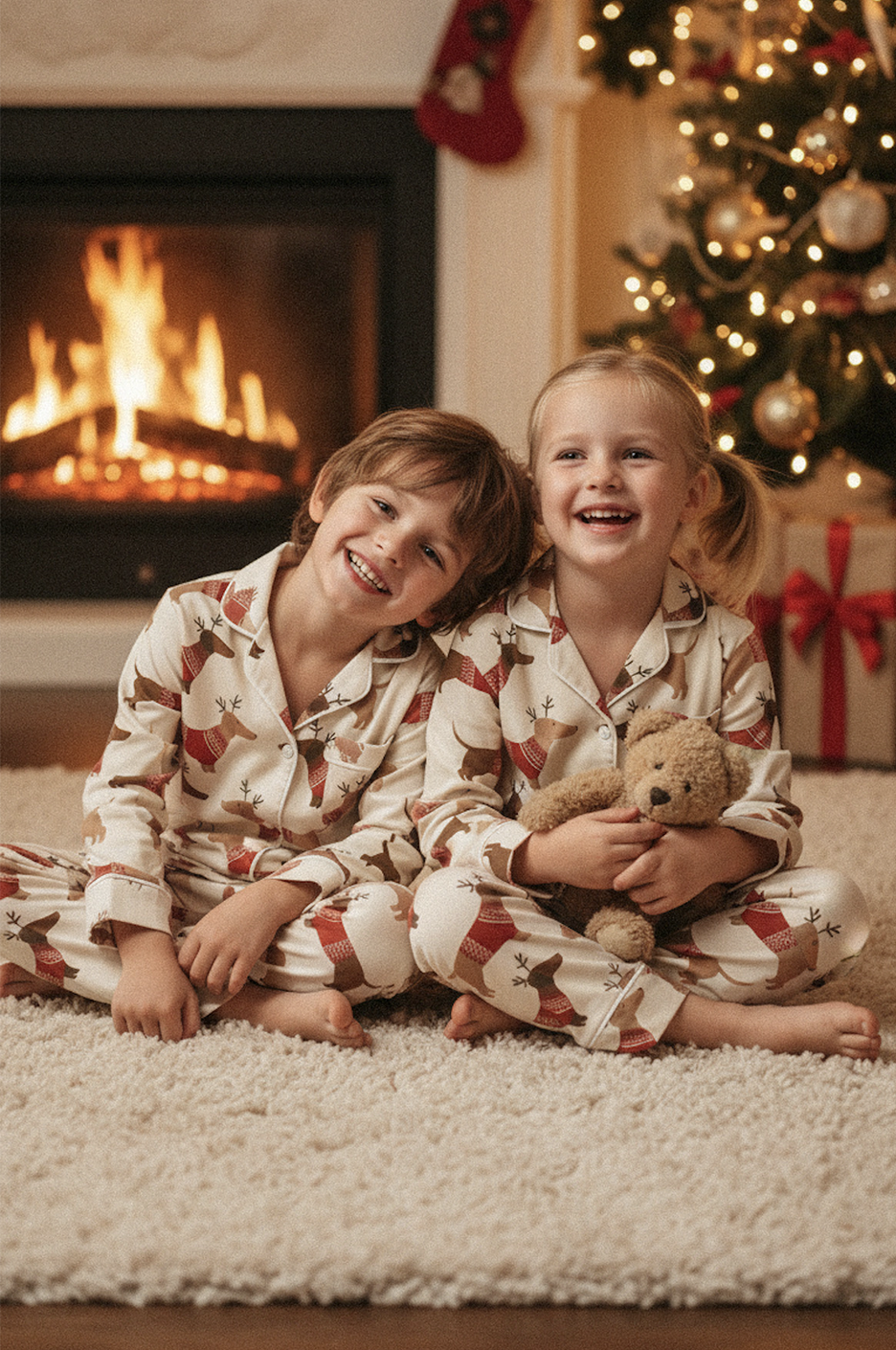 Salchirenos Kids manga larga y pantalón