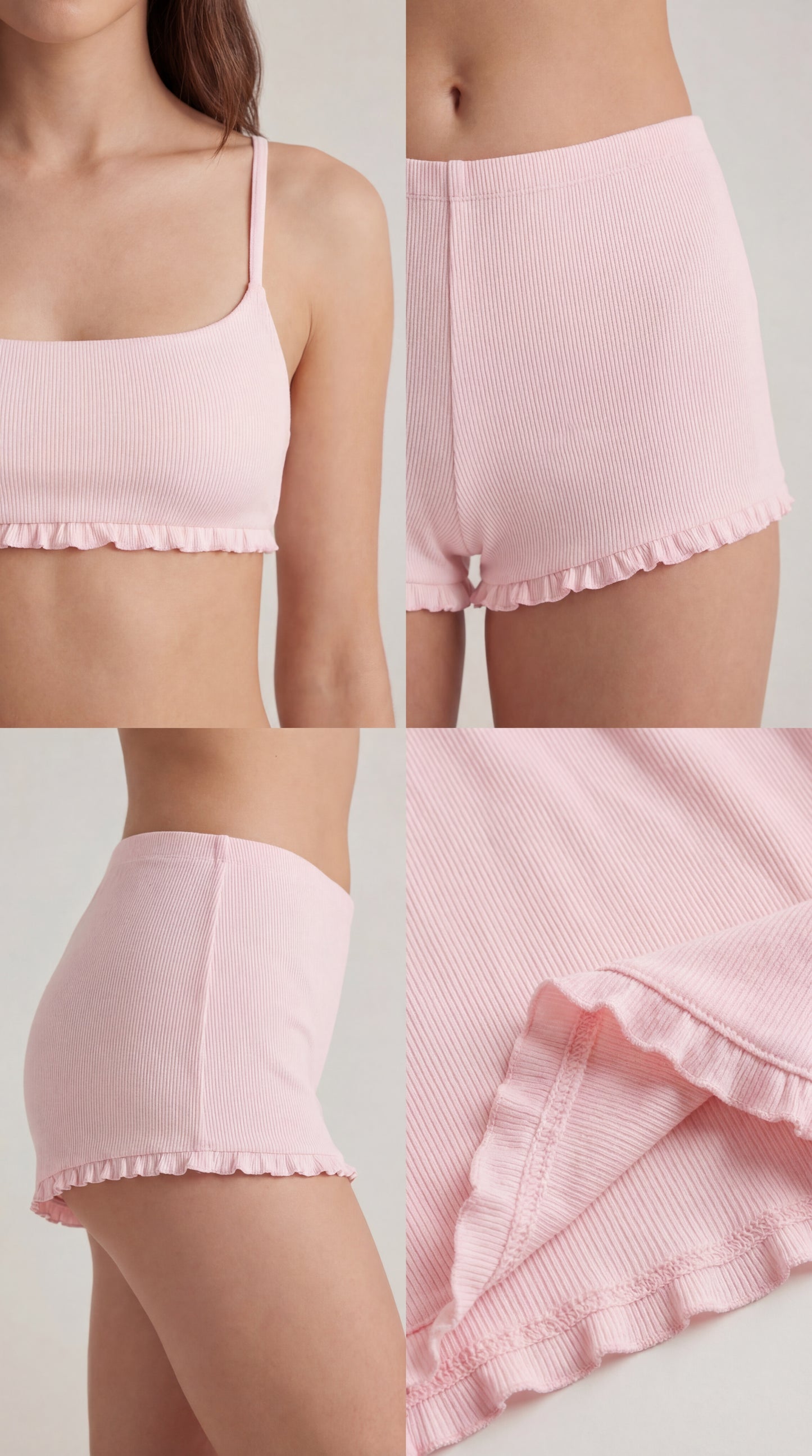 Panela palo rosa top y short