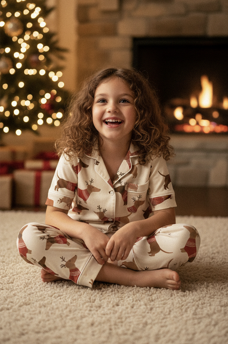 Salchirenos Kids manga corta y pantalón