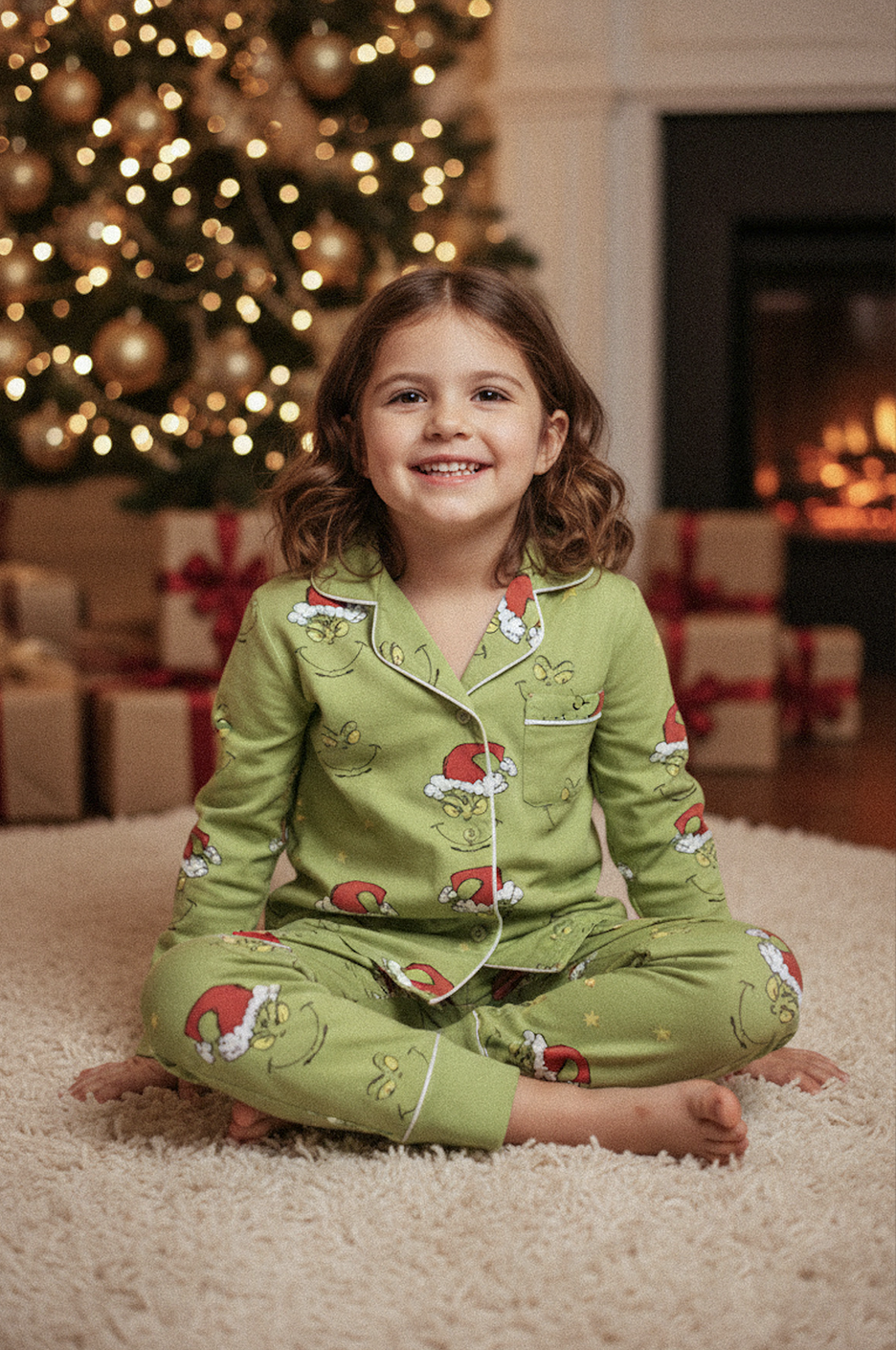 Grinch manga larga y pantalón