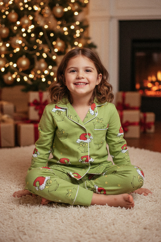 Grinch manga larga y pantalón