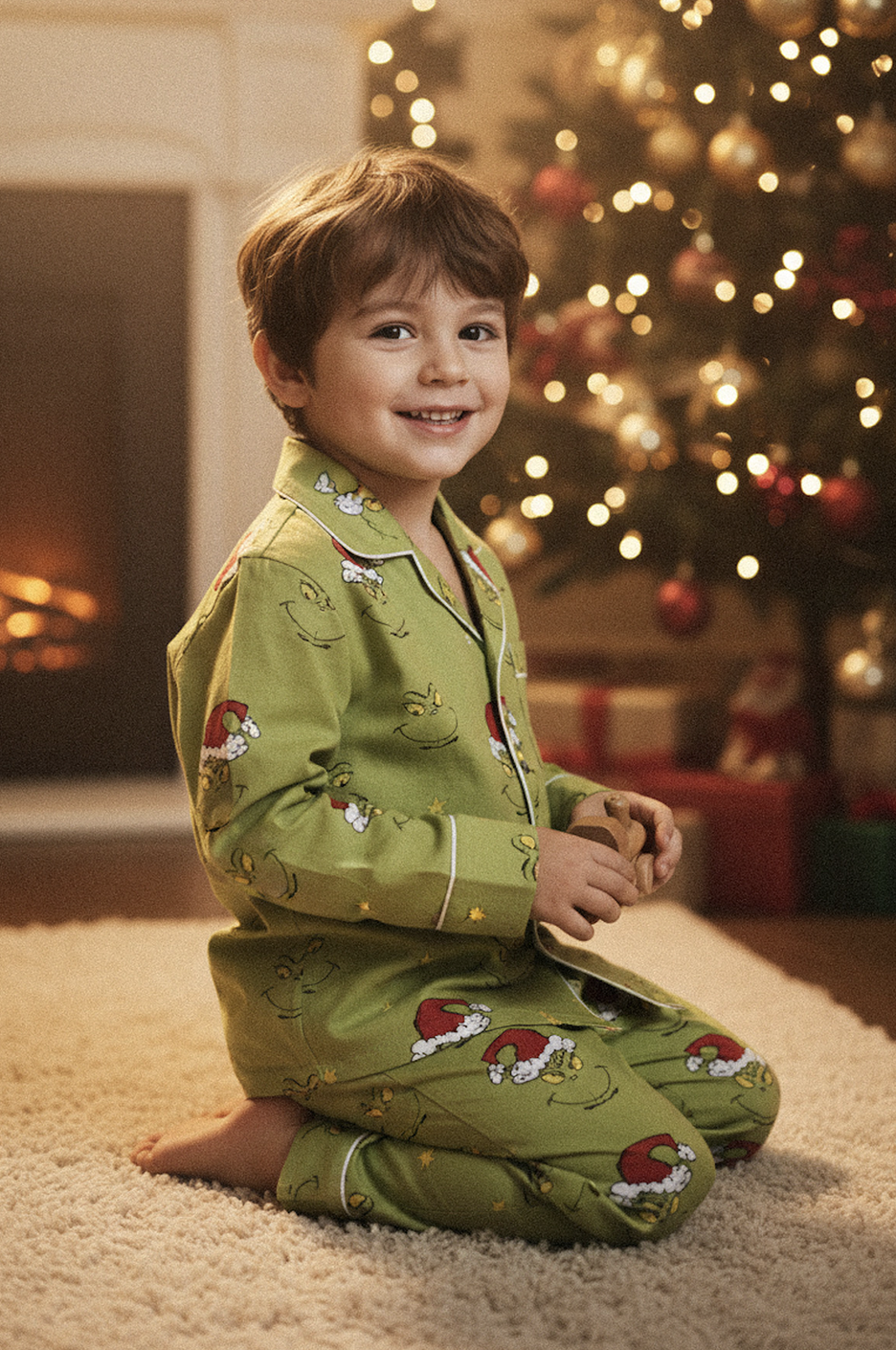 Grinch manga larga y pantalón