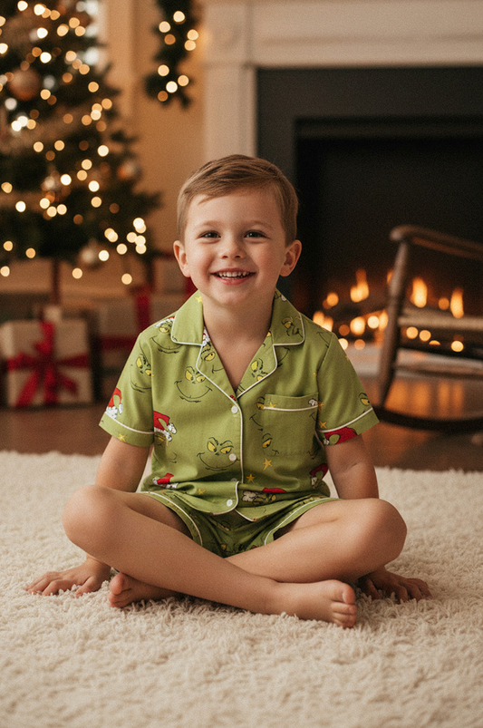 Grinch Kids manga corta y short