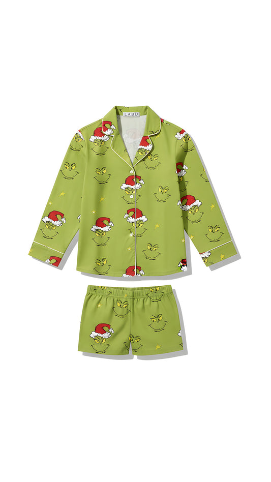 Grinch manga larga y short