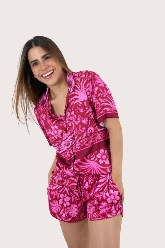 Camisa manga corta y short Passion