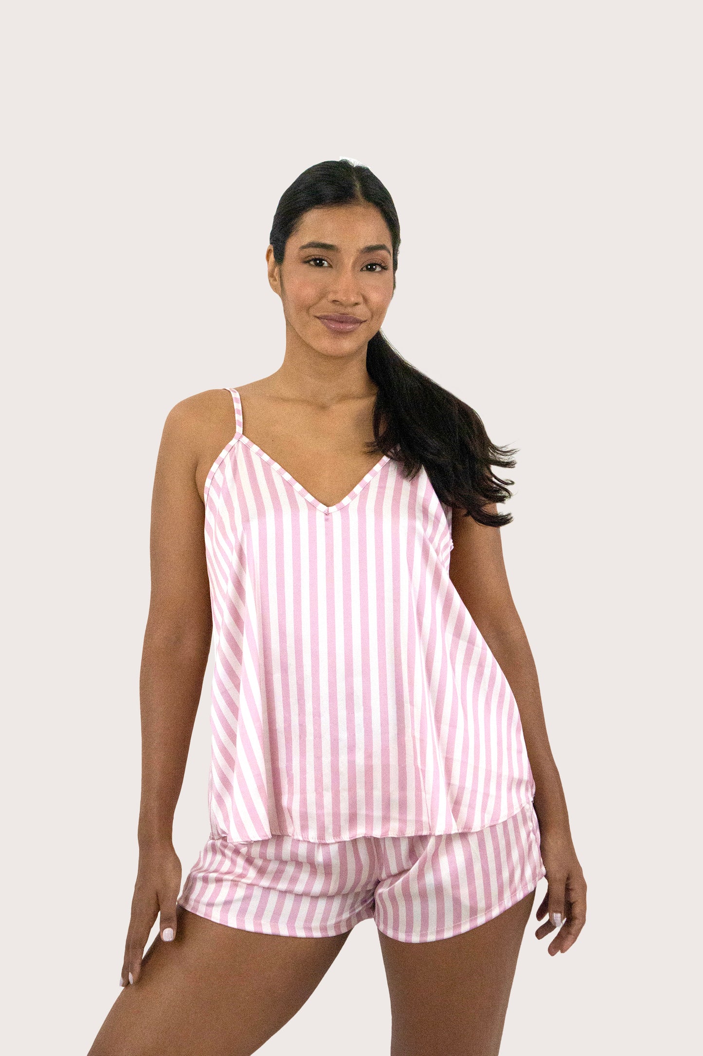Tiras y short classic pink