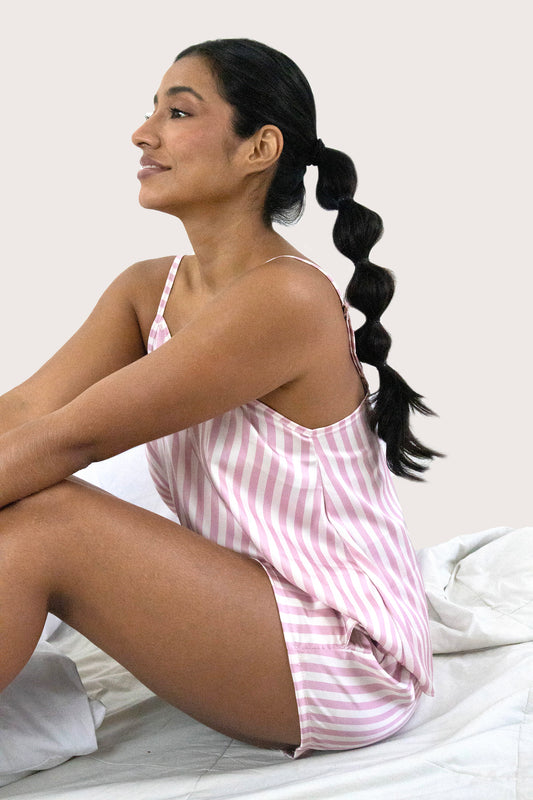 Tiras y short classic pink