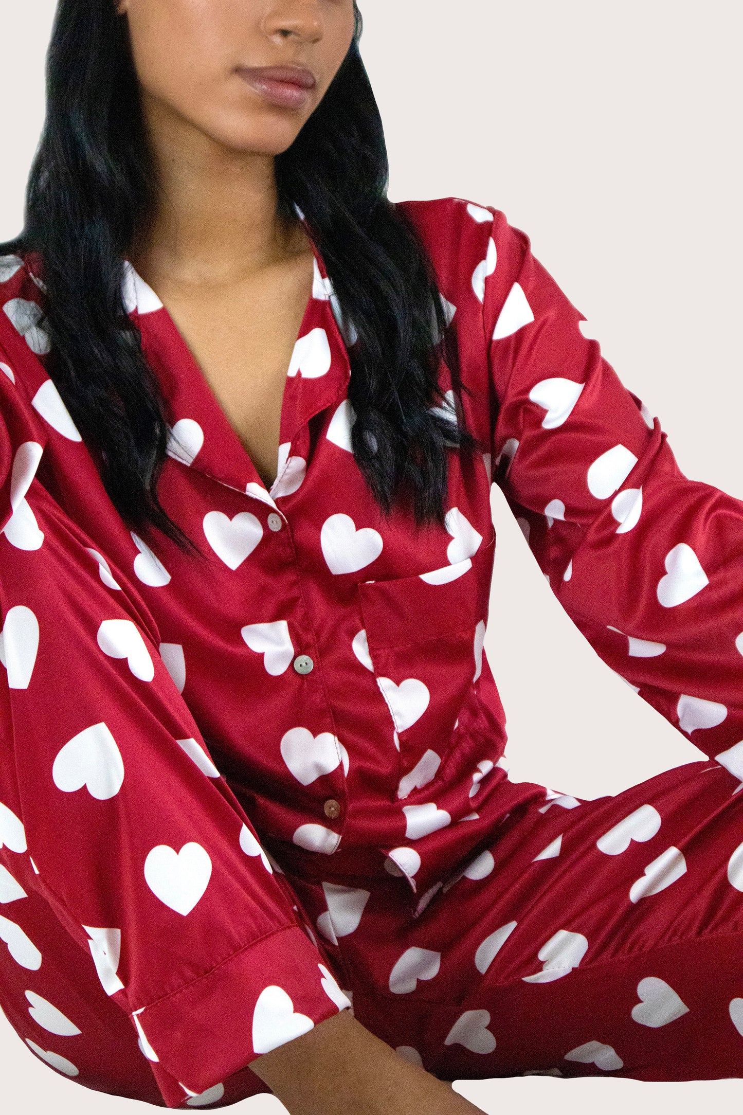Camisa manga larga y pantalón Love Yourself