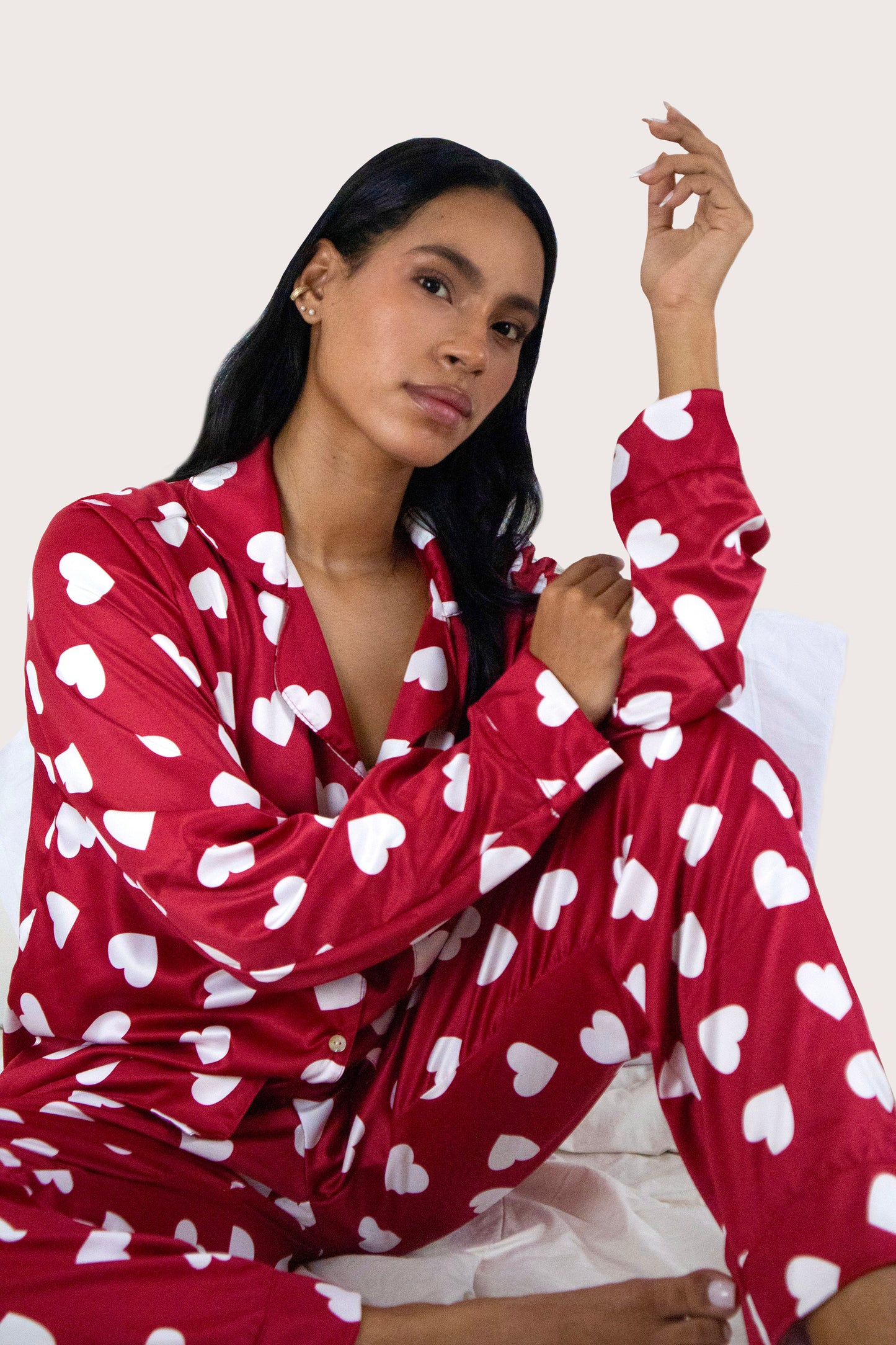 Camisa manga larga y pantalón Love Yourself