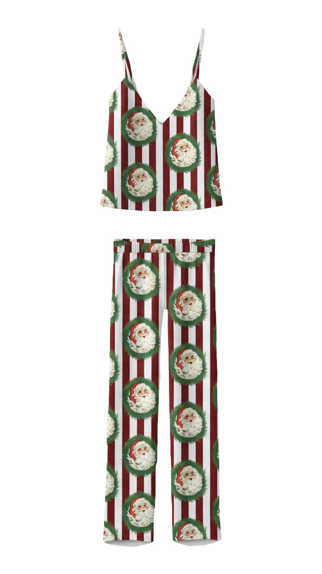 Santa's Christmas tiras y pantalón