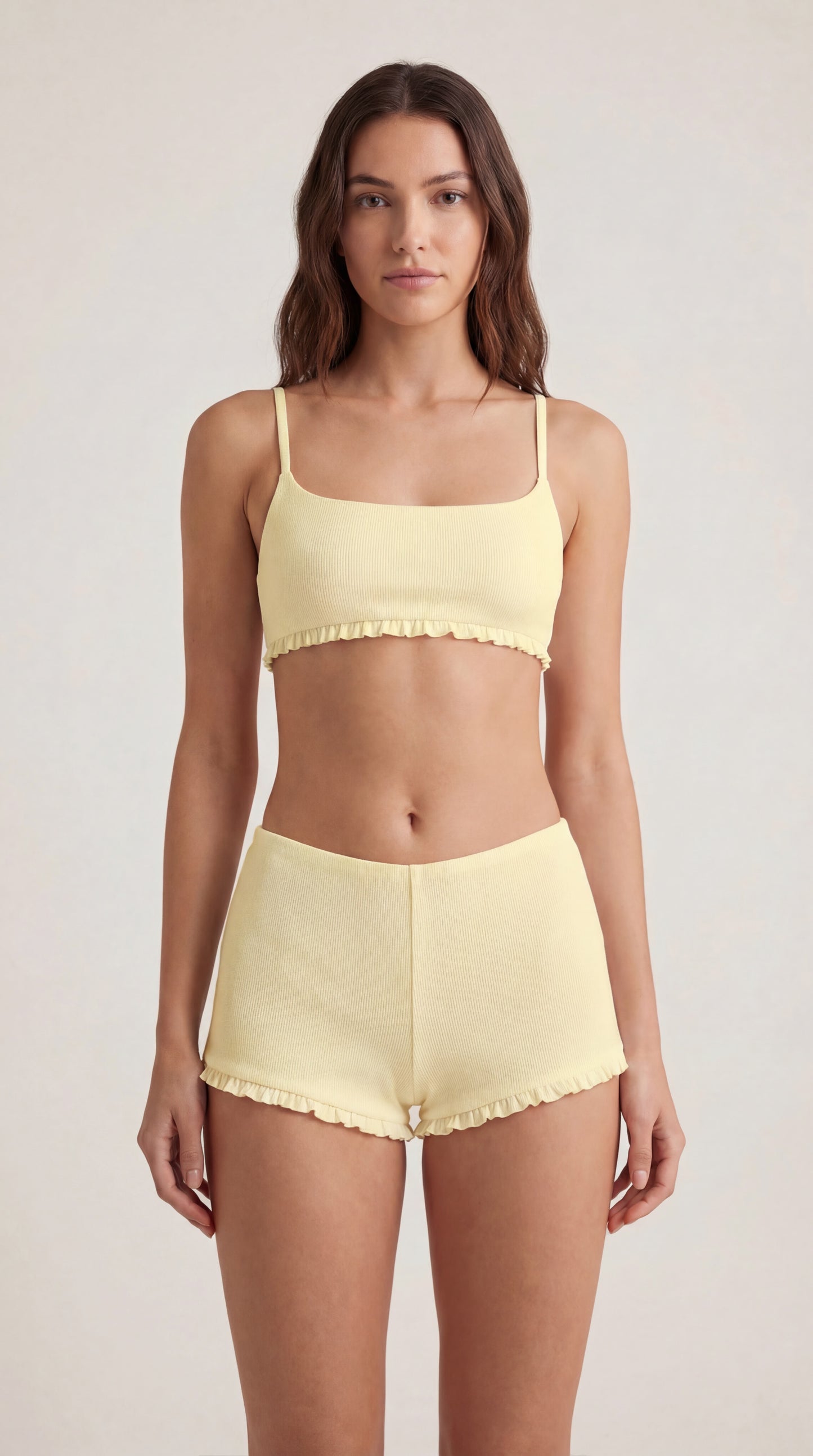 Panela baby yellow top y short