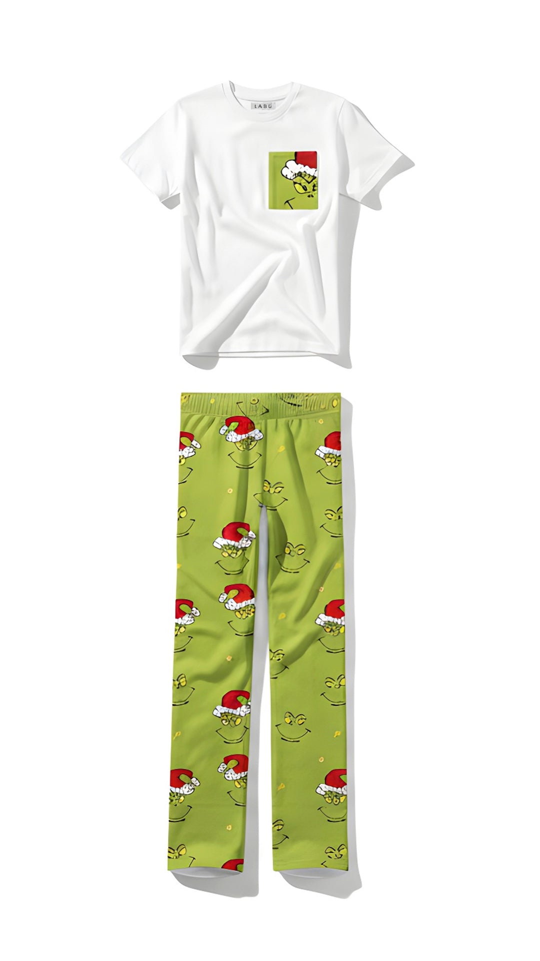 Grinch camiseta y pantalón
