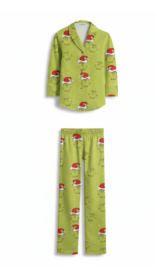 Grinch manga larga y pantalón
