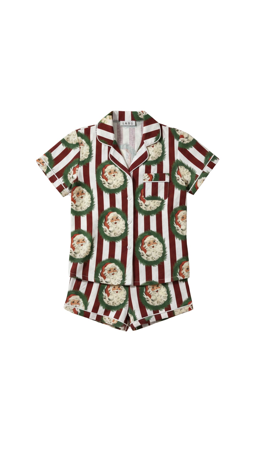 Santa's Christmas manga corta y short