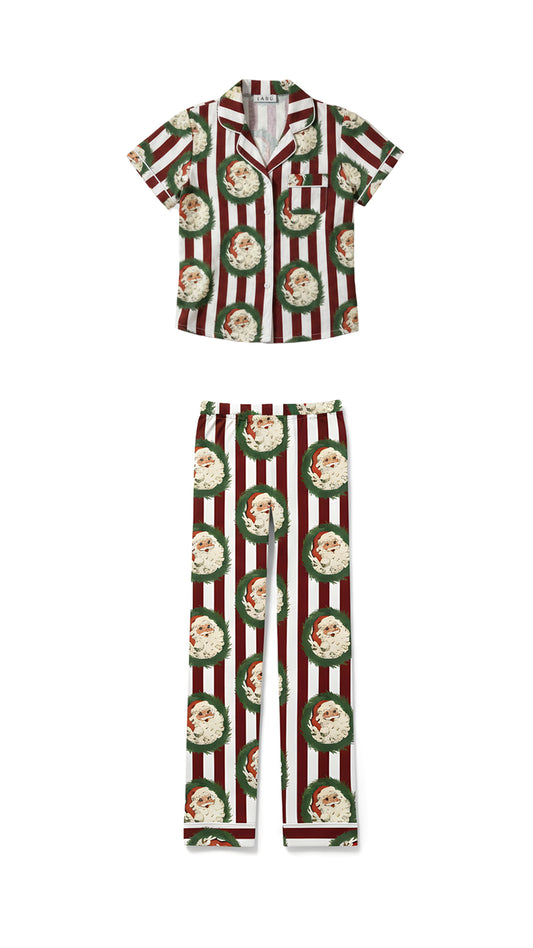 Santa's Christmas manga corta y pantalón