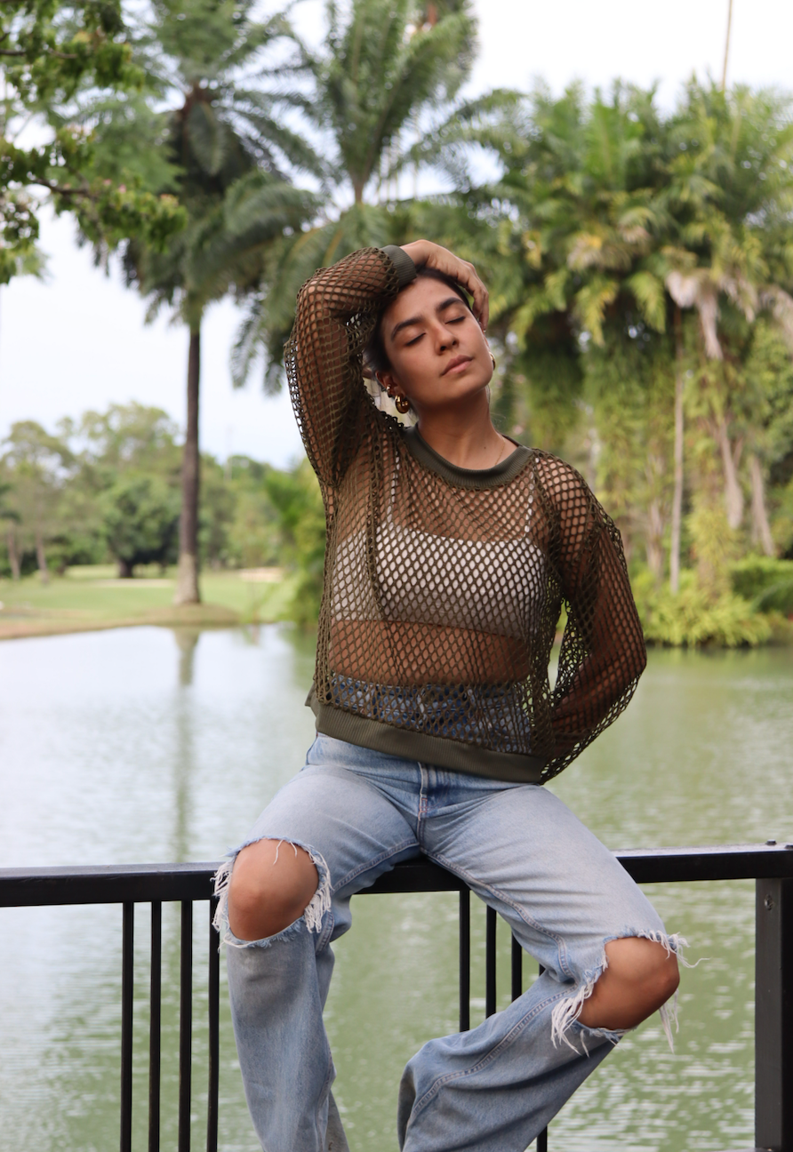Pescador Blouse green