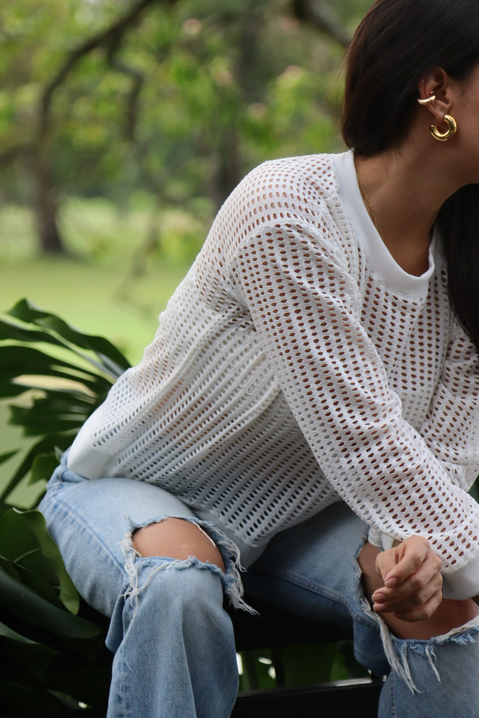Pescador Blouse Blanco